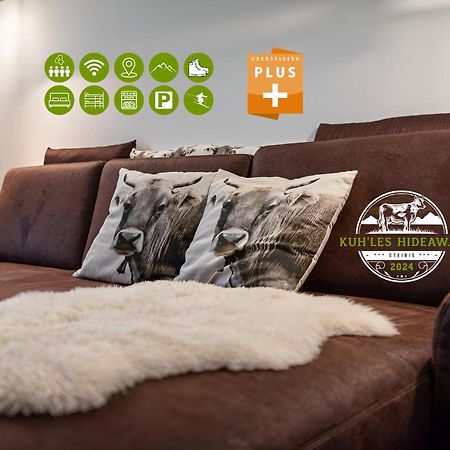 Kuh'Les Hideaway Steibis 3-Zimmer Ferienwohnung 55 M² Oberstaufen Exteriör bild